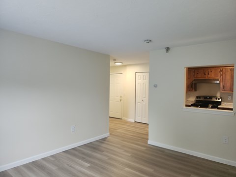 Floor plan for 1 bed, 1 bath